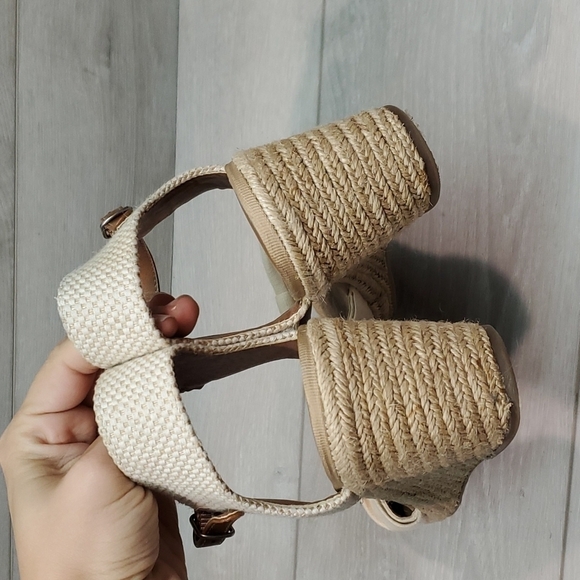 Lucky Brand Womens Kavala Espadrille Wedge Ankle Strap Sandals shoes sz 10B - Picture 7 of 13